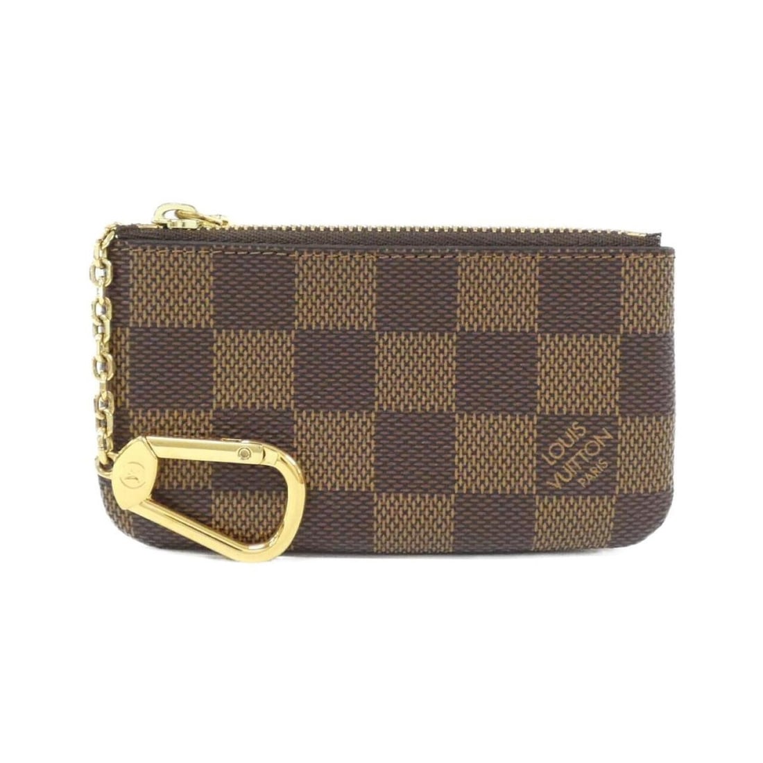 Louis Vuitton Damier Card Key Case Pochette Clé N62658 Coin &: --- Catalog ---Category: SizeSize (HxWxD): 7cm x 12cm x 1cm / 2.75'' x 4.72'' x 0.39''Category: DesignType: Coin purse/coin caseColor: EbeneGender: Women,MenMaterial: Coated canvas Category: GeneralBr