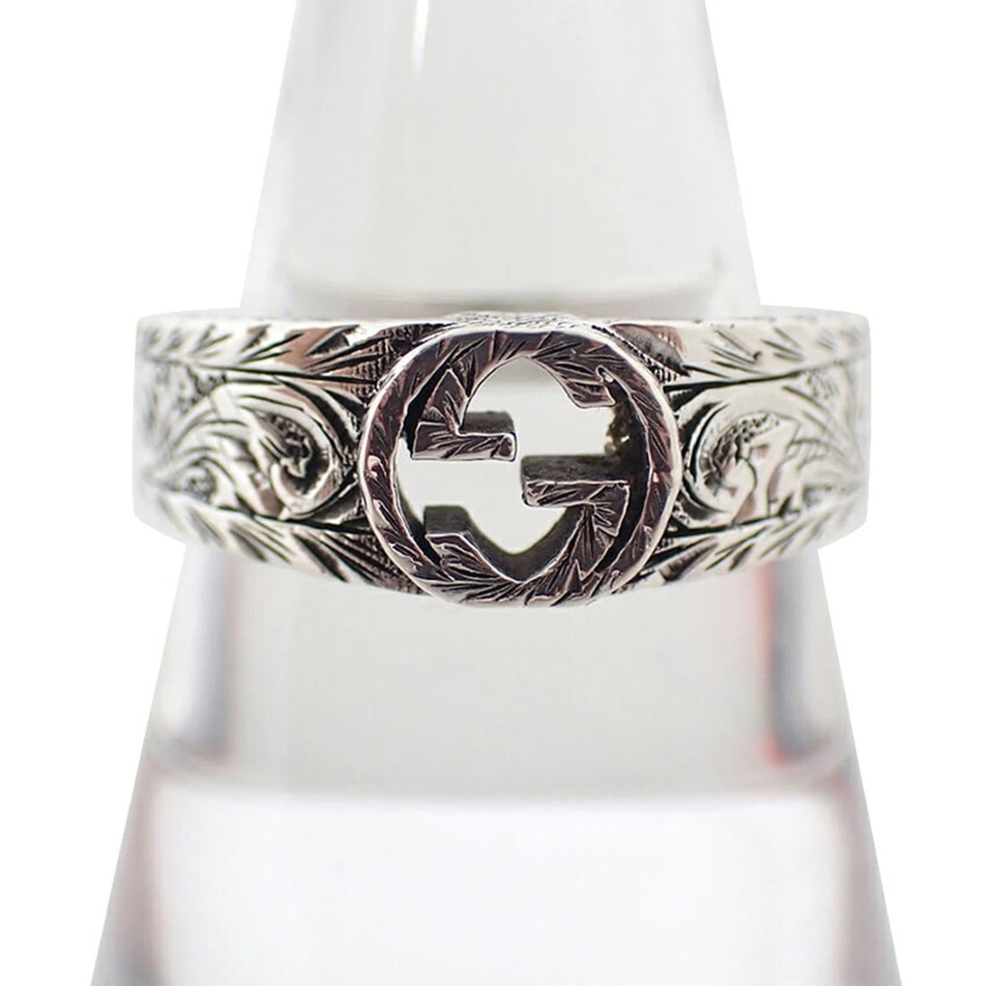 GUCCI 925 Interlocking G Ring, Size 20 (1 of 20)