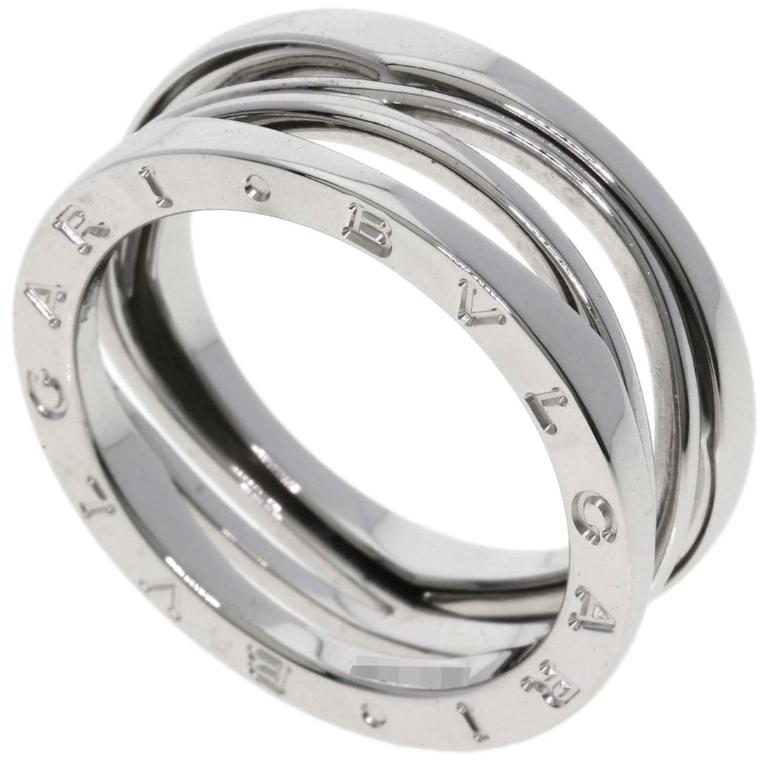 Bulgari B-zero1 Legend 3-band #60 Ring, 18K White Gold, Women's BVLGARI (1 of 11)