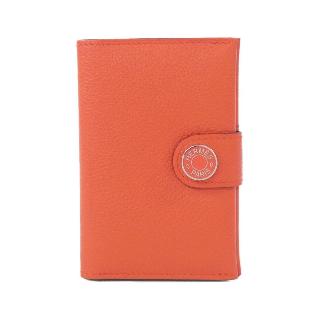 Hermes R.M.S. 084335CK Business Card Holder/Card Case: --- Catalog ---Category: DesignType: Card caseColor: CapucineGender: Women,MenCategory: GeneralMPN: 084335CKBrand: HermesCategory: Physical PropertiesSize (HxWxD): 6.5cm x 10cm x 1cm / 2.55'' x 3.93''