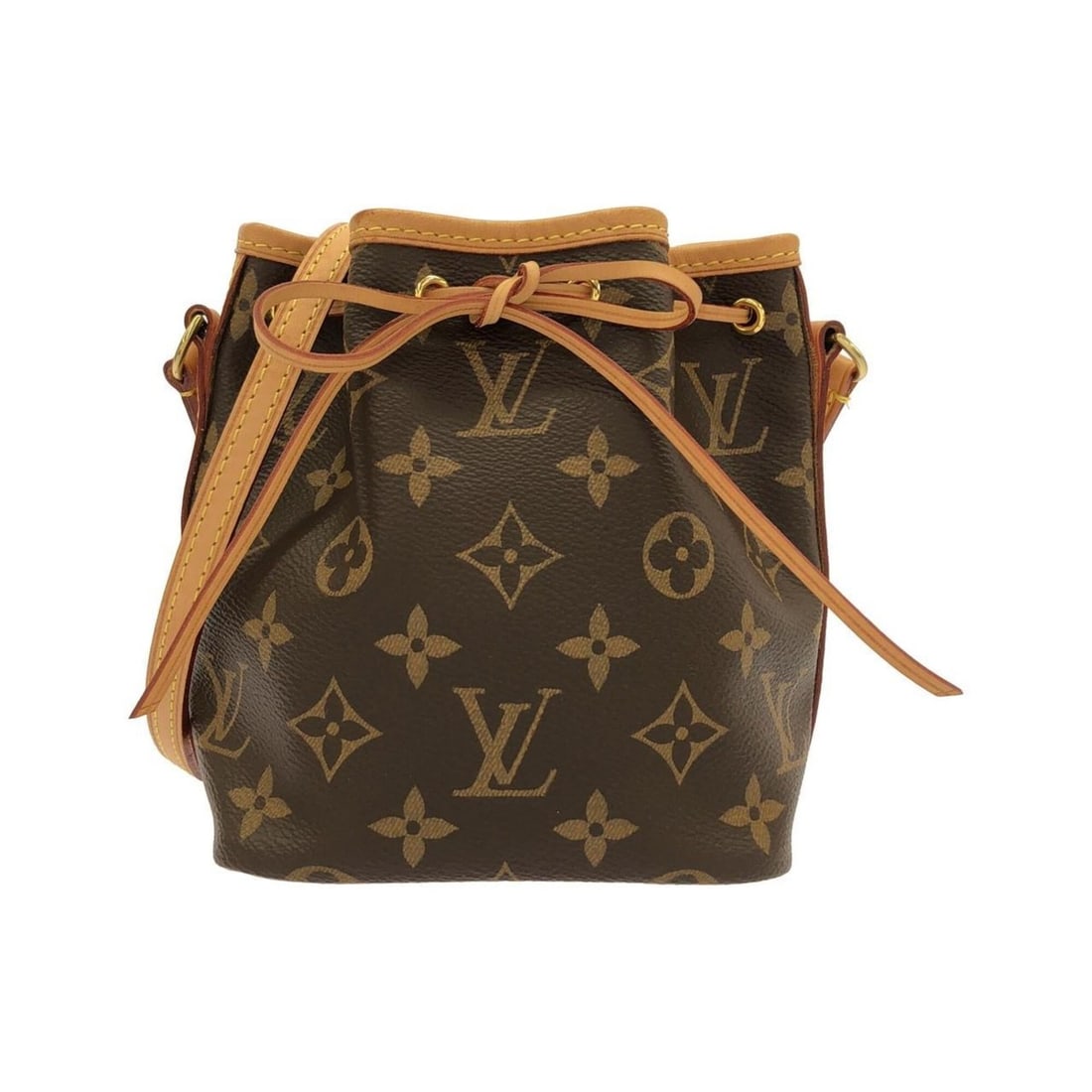Louis Vuitton Monogram Nano Noé M41346 Shoulder Bag: --- Catalog ---Category: SizeSize (HxWxD): 16cm x 13cm x 10cm / 6.29'' x 5.11'' x 3.93''Category: DesignType: Shoulder bagColor: Marron, MonogramGender: WomenMaterial: Coated canvas Category: GeneralM