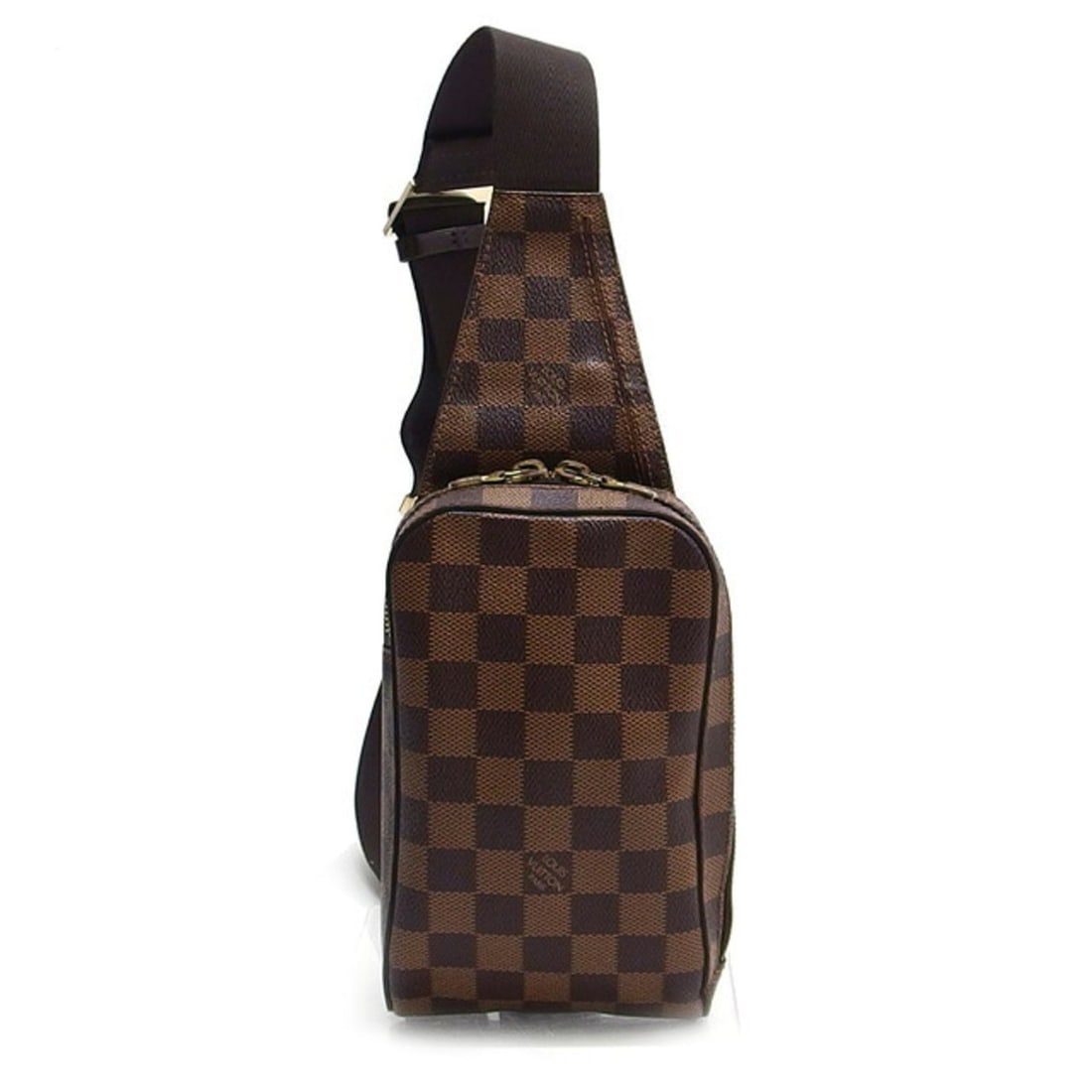 Louis Vuitton Damier Geronimos Body Bag: --- Catalog ---Category: SizeSize (HxWxD): 19cm x 12cm x 6cm / 7.48'' x 4.72'' x 2.36''Strap Length: 116cm / 45.66''Category: DesignType: Shoulder bag, Sling bagStyle: CasualGender: MenClosure: Zipper