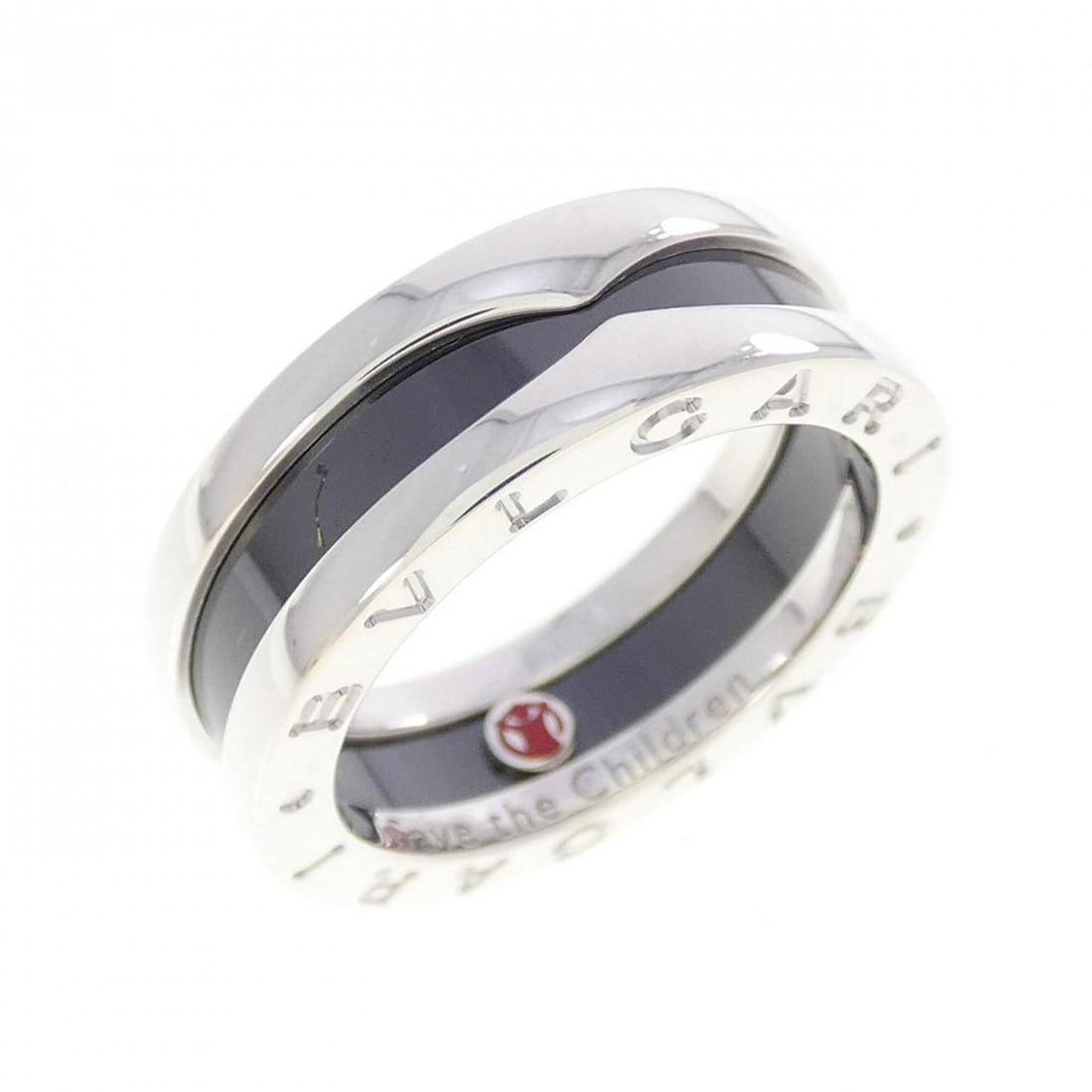 Bvlgari Save the Children Ring: --- Catalog ---Category: SizeUS Size: 6.5Brand Size: 52Category: DesignType: Band ringGender: WomenMaterial: Ceramic, Silver 925Category: GeneralBrand: Bvlgari--- Item List ---Section: ConditionRankin