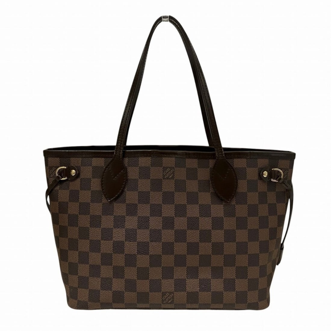 Louis Vuitton Neverfull PM Tote Bag, Damier Toile Leather, N51109: --- Catalog ---Category: SizeHandle Drop: 18.50cm / 7.28''Size (HxWxD): 22cm x 29cm x 13cm / 8.66'' x 11.41'' x 5.11''Handle Length: 43cm / 16.92''Category: DesignType: Tote bagColor: BrownGender: Wom