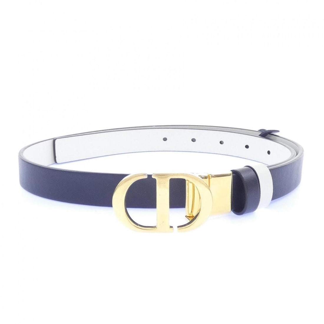 Christian Dior 23-MA-0282 Belt: --- Catalog ---Category: SizeWidth: 2cm / 0.78''Length: 75cm - 85cm / 29.52'' - 33.46''Category: DesignType: Standard beltColor: Black, GoldGender: WomenCategory: GeneralMPN: 23-MA-0282Brand: Christia