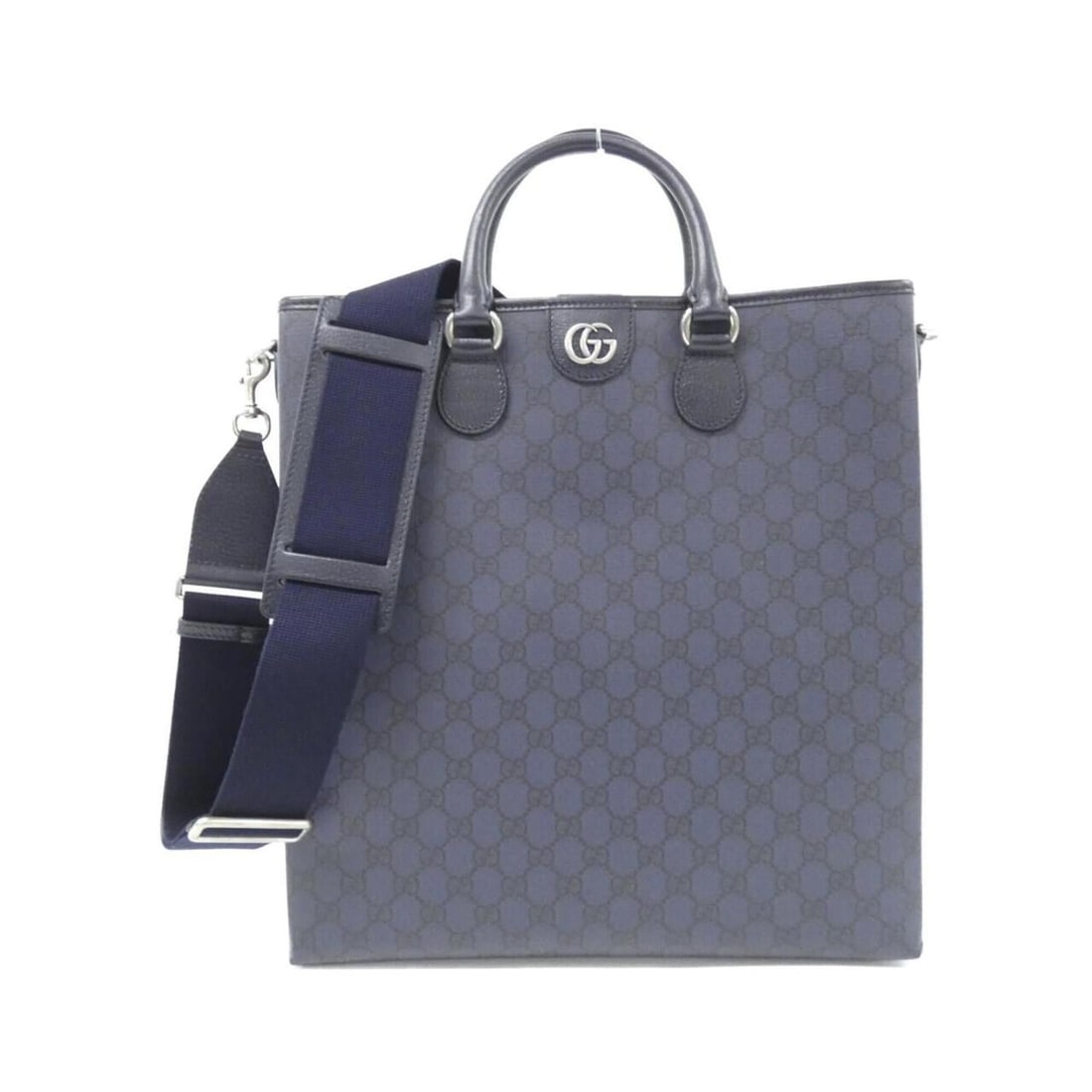 Gucci OPHIDIA 792118 FADJK Handbag: --- Catalog ---Category: SizeSize (HxWxD): 38cm x 36cm x 6cm / 14.96'' x 14.17'' x 2.36''Category: DesignType: HandbagColor: Black, NavyGender: Women,MenMaterial: GG Supreme , Canvas Category: