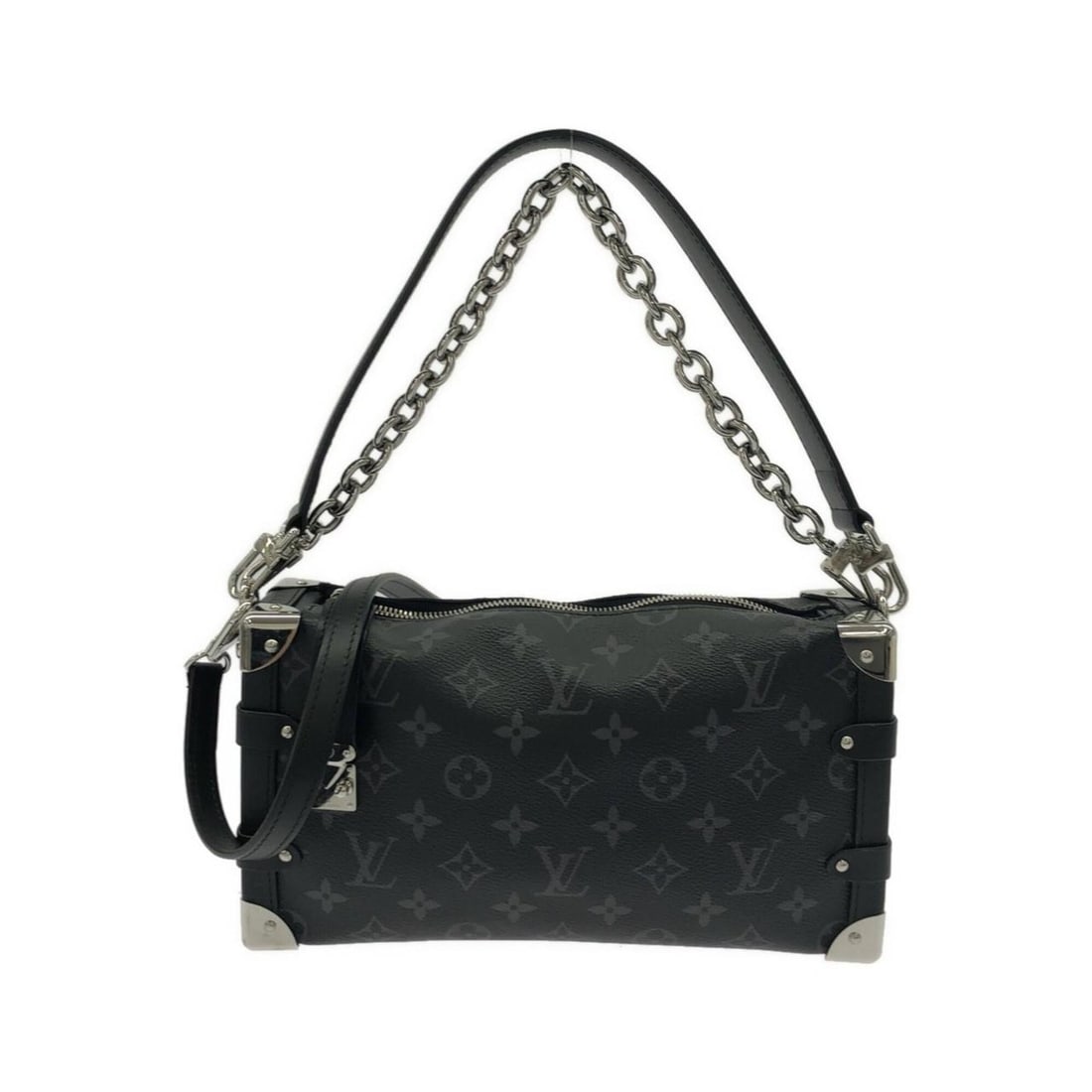Louis Vuitton Monogram Eclipse Side Trunk EW MM M26226 Shoulder Bag: --- Catalog ---Category: SizeSize (HxWxD): 15cm x 28cm x 7cm / 5.9'' x 11.02'' x 2.75''Category: DesignType: Shoulder bagColor: Black, Monogram EclipseGender: WomenMaterial: Coated canvas Category: Ge