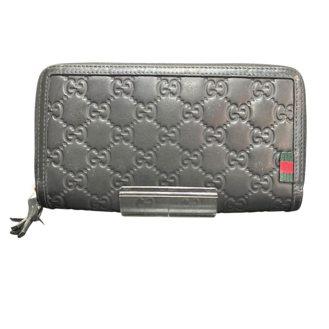 Gucci GUCCI Long Wallet Leather 295830: --- Catalog ---Category: SizeSize (HxWxD): 10cm x 19cm x 4cm / 3.93'' x 7.48'' x 1.57''Category: DesignType: Long wallet (bi-fold)Color: BlackGender: WomenClosure: ZipperMaterial: Leather Category: Ge