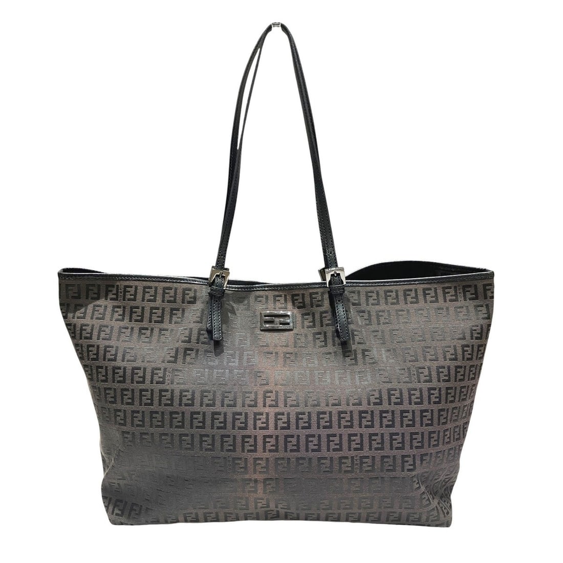 Fendi Zucchino Tote Bag, Canvas x Leather, 8BH127 00JQ5 F0QA1: --- Catalog ---Category: SizeSize (HxWxD): 27cm x 35cm x 14cm / 10.62'' x 13.77'' x 5.51''Strap Length: 54cm - 63cm / 21.25'' - 24.8''Category: DesignType: Tote bagColor: BrownClosure: OpenMaterial: Z