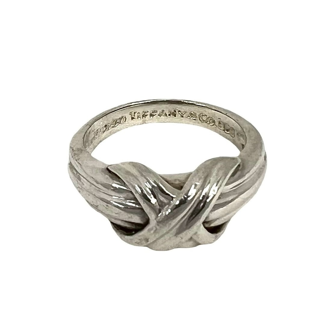 TIFFANY&Co. Tiffany Vintage Signature Ring, Sterling Silver 925, Accessory, Silver, 45127: --- Catalog ---Category: SizeJP Size: 11.5US Size: 6Category: DesignType: Band ringColor: SilverGender: WomenMaterial: Silver 925Category: GeneralBrand: Tiffany--- Item List ---Section: ConditionRanki