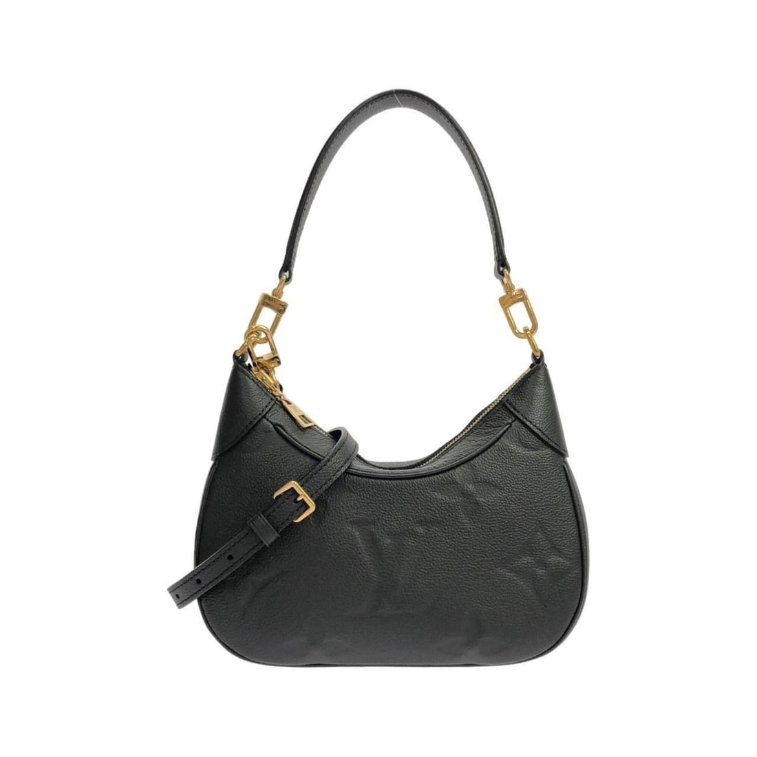 Louis Vuitton Monogram Empreinte Bagatelle M46002 Shoulder Bag: --- Catalog ---Category: SizeSize (HxWxD): 17.5cm x 20cm x 7cm / 6.88'' x 7.87'' x 2.75''Category: DesignType: Shoulder bagColor: BlackGender: Women,MenMaterial: Leather Hardware Color: