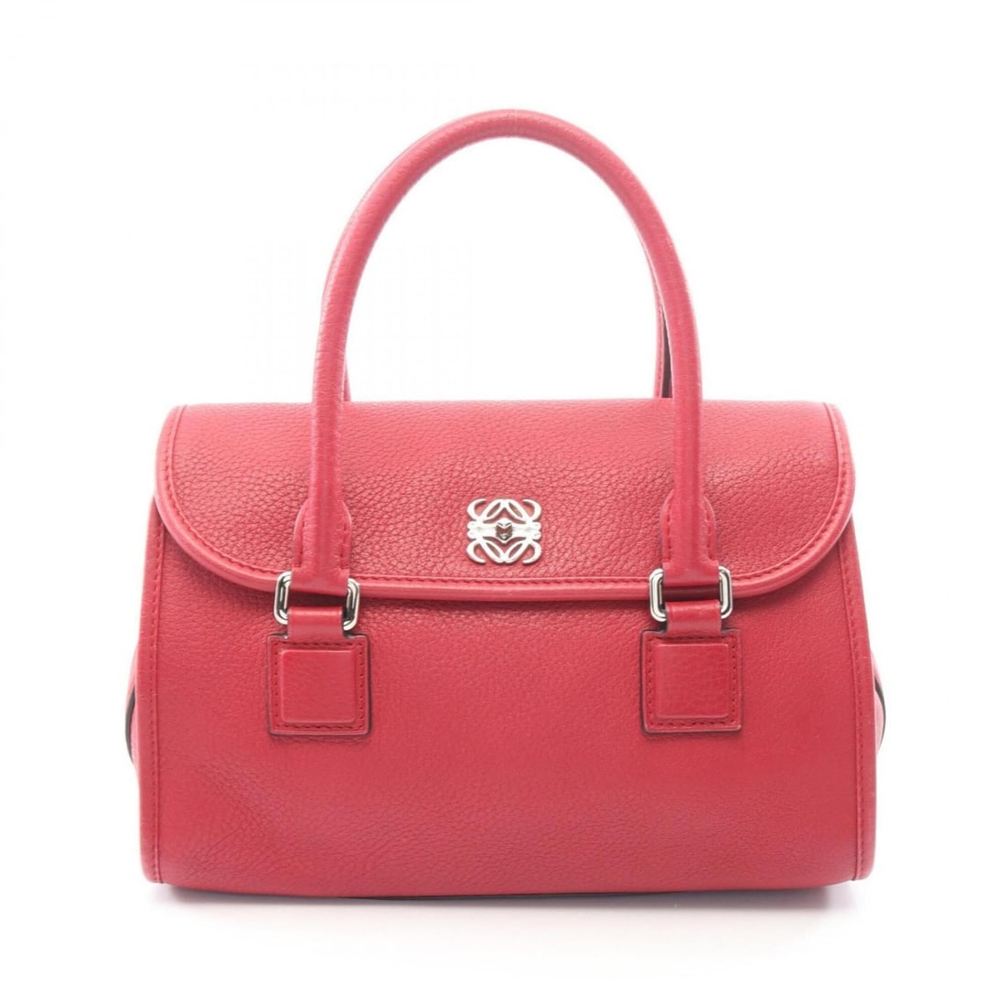 Loewe Alamo 28 Handbag, Leather, Women's, Red: --- Catalog ---Category: SizeSize (HxWxD): 20cm x 27cm x 13cm / 7.87'' x 10.62'' x 5.11''Category: DesignType: HandbagColor: Red colorGender: WomenMaterial: Leather Category: GeneralBrand: Loewe--- It