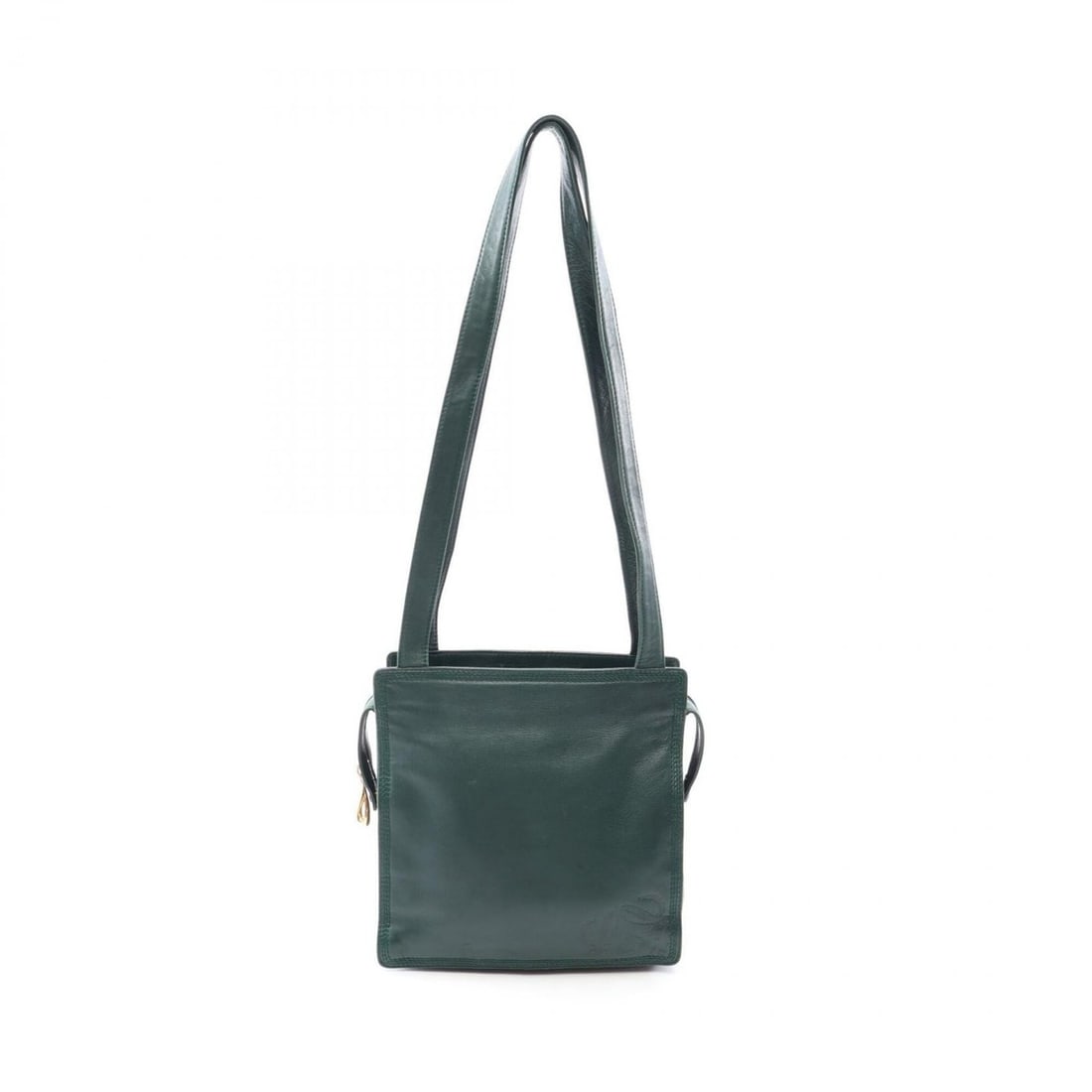 Loewe Anagram Tote Bag Handbag Leather Women's Green: --- Catalog ---Category: SizeSize (HxWxD): 21cm x 21.5cm x 5cm / 8.26'' x 8.46'' x 1.96''Category: DesignType: Handbag, Tote bagColor: GreenGender: WomenMaterial: Leather Category: GeneralBrand: Loewe
