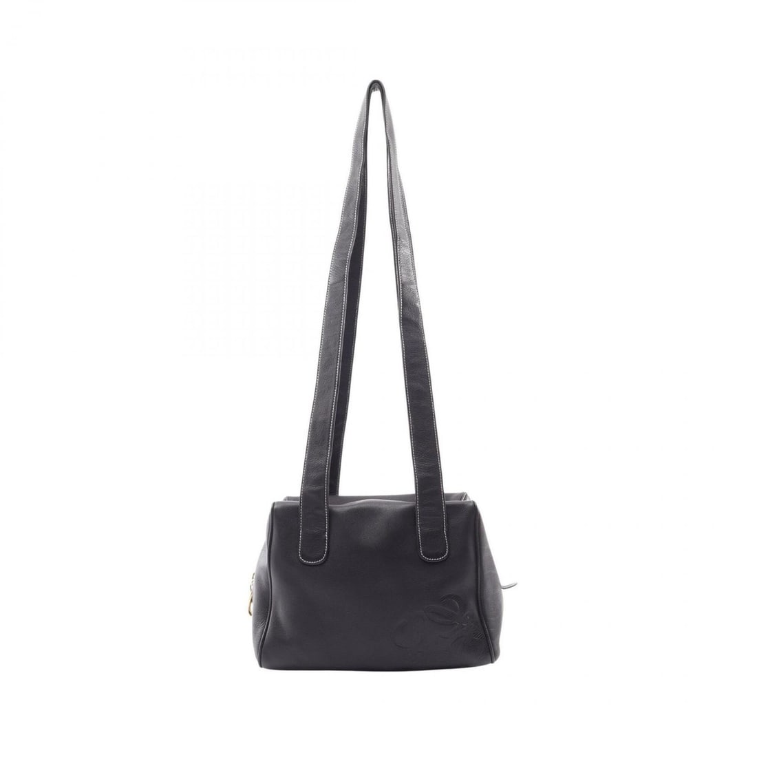 Loewe Anagram Shoulder Bag/Handbag, Leather, Women's, Navy: --- Catalog ---Category: SizeSize (HxWxD): 17cm x 25.5cm x 15cm / 6.69'' x 10.03'' x 5.9''Category: DesignType: Handbag, Shoulder bagColor: NavyGender: WomenMaterial: Leather Category: GeneralBrand: L