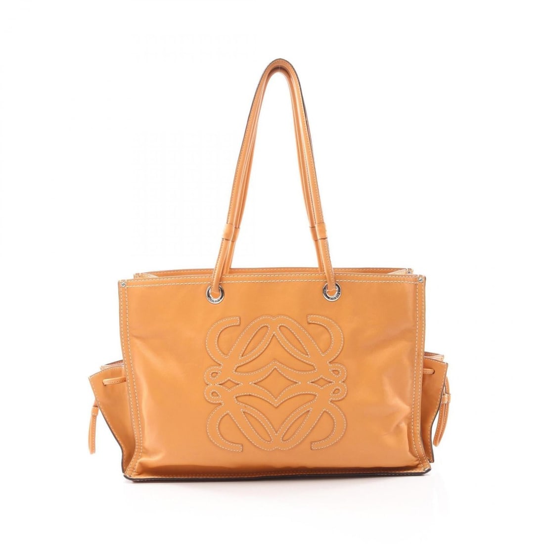 Loewe Anagram Shopper Tote Bag, Leather Handbag, Women's, Brown: --- Catalog ---Category: SizeSize (HxWxD): 29cm x 40.5cm x 13cm / 11.41'' x 15.94'' x 5.11''Category: DesignType: Handbag, Tote bagColor: BrownGender: WomenMaterial: Leather Category: GeneralBrand: Lo