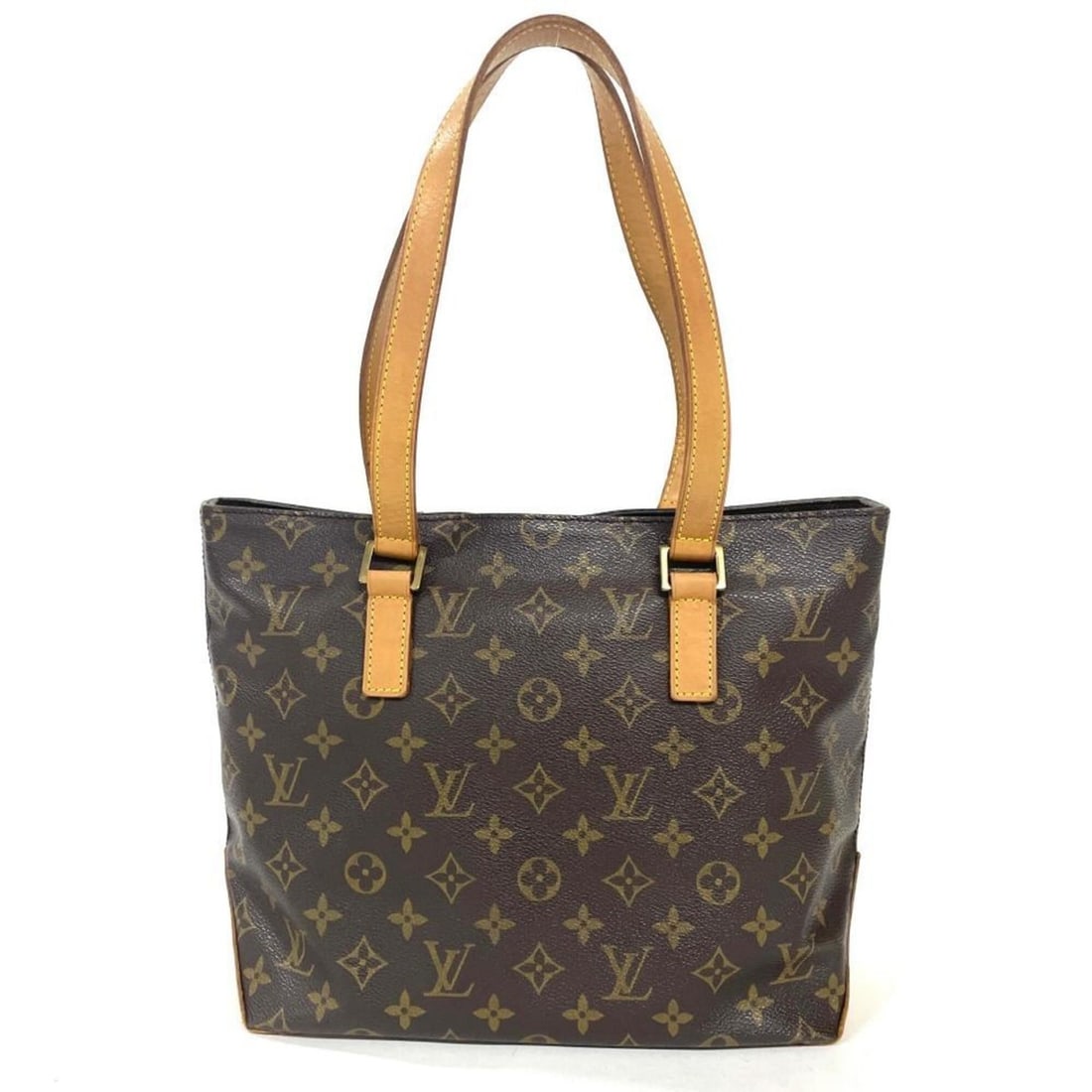 Louis Vuitton Cabas Piano Tote Bag, Monogram Canvas, M51148, Brown, Gold Hardware: --- Catalog ---Category: SizeSize (HxWxD): 24cm x 28cm x 12cm / 9.44'' x 11.02'' x 4.72''Handle Length: 56cm / 22.04''Category: DesignType: Tote bagColor: Brown, MonogramGender: WomenClosure: ZipperMa
