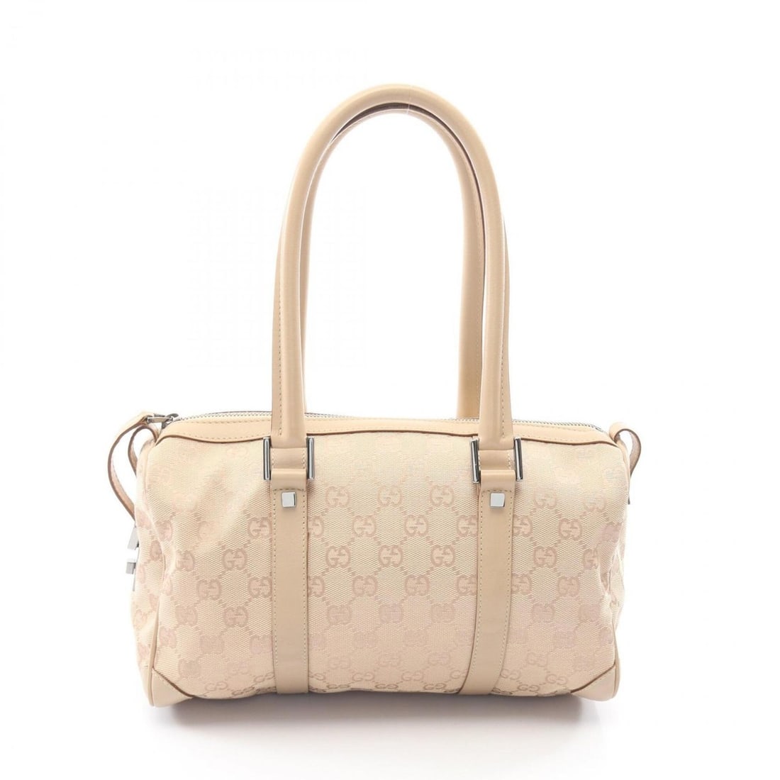 Gucci GG Canvas Handbag, and Leather, Women's, Beige, 30458: --- Catalog ---Category: SizeSize (HxWxD): 17cm x 28cm x 10cm / 6.69'' x 11.02'' x 3.93''Category: DesignType: HandbagColor: BeigeGender: WomenMaterial: Canvas , Leather Category: GeneralMPN: 30458Bra