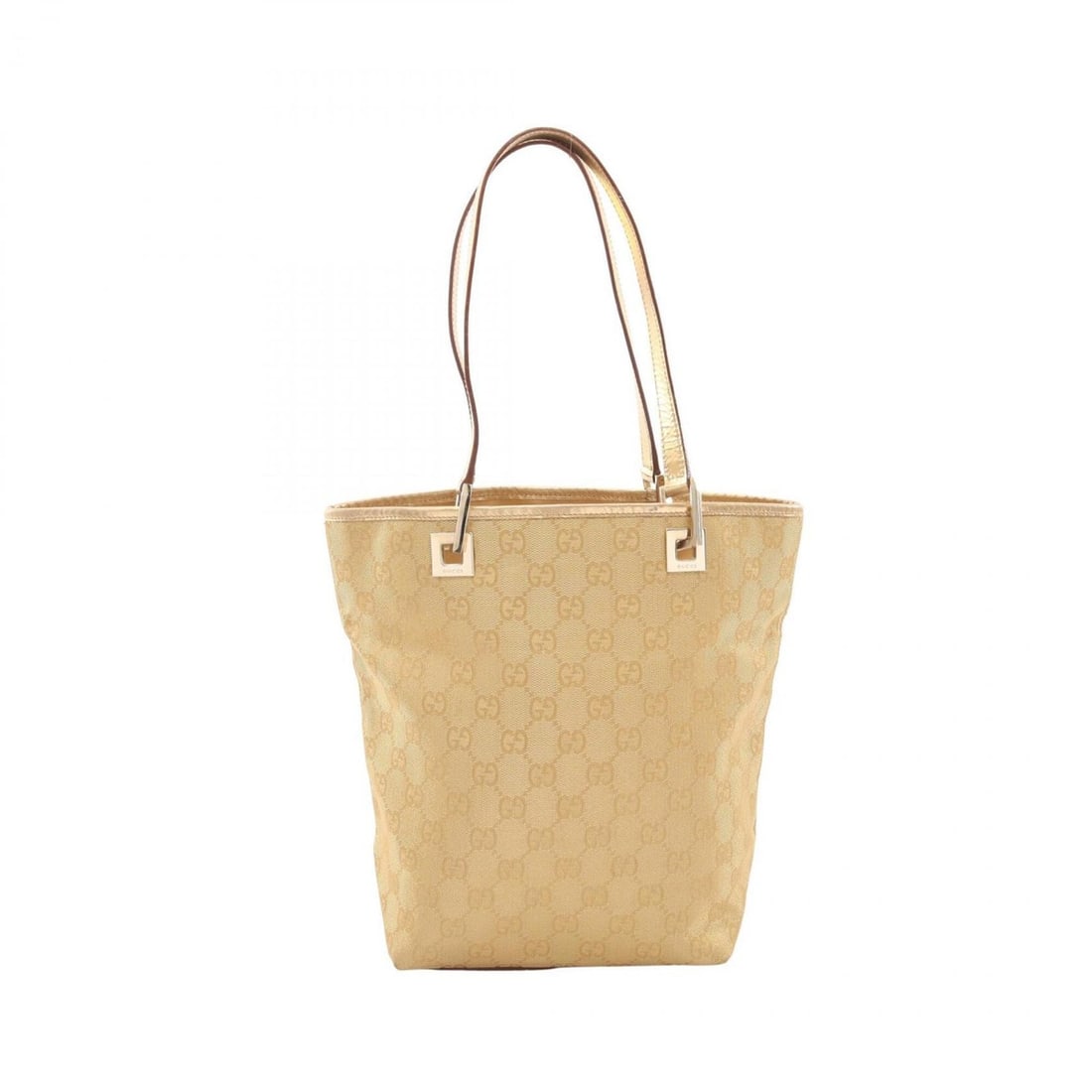 Gucci GG Canvas Tote Bag Handbag Leather Women's Gold Tone 002?1099: --- Catalog ---Category: SizeSize (HxWxD): 24cm x 17cm x 10cm / 9.44'' x 6.69'' x 3.93''Category: DesignType: Handbag, Tote bagColor: GoldGender: WomenMaterial: Canvas , Leather Category: GeneralMPN: 