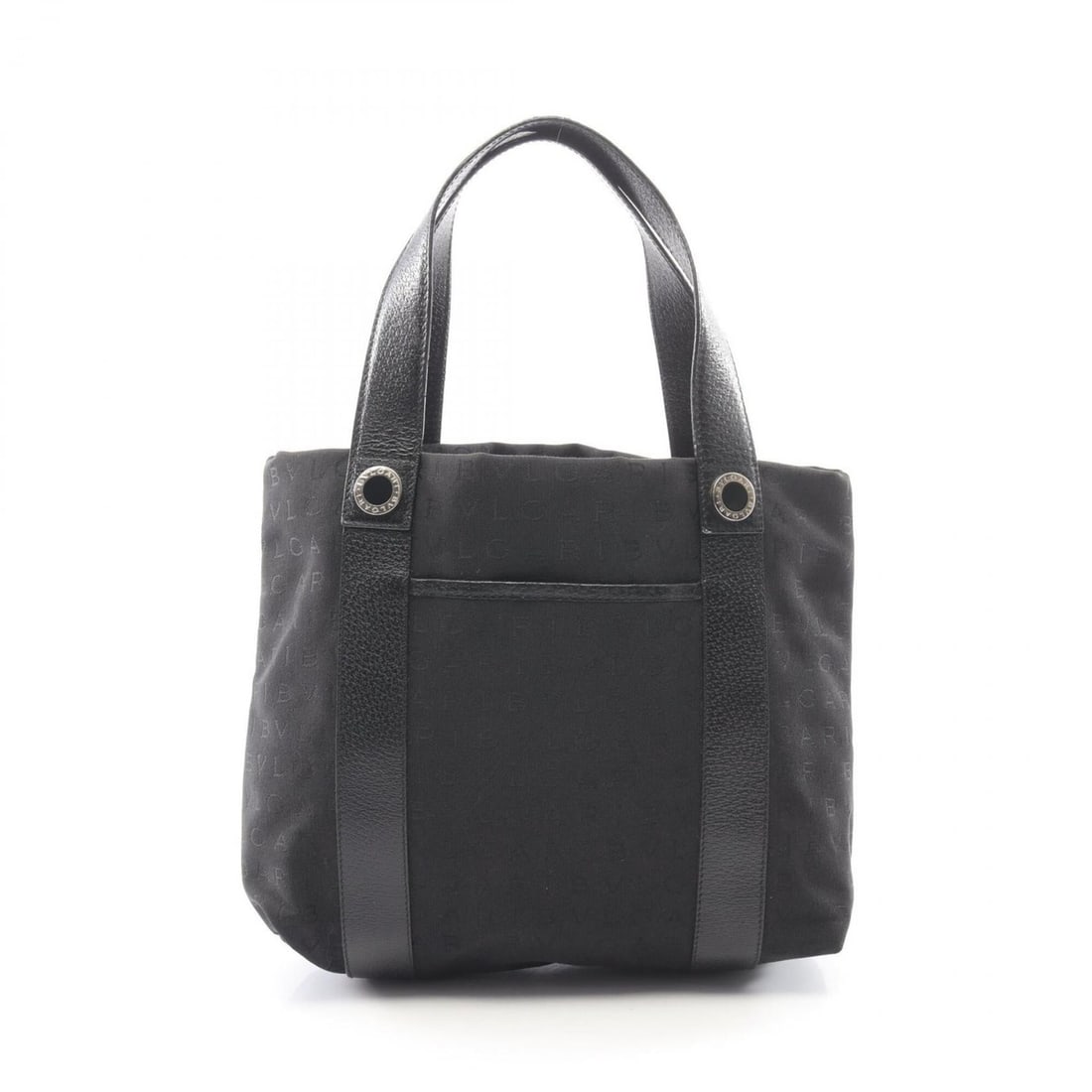 Bulgari BVLGARI Logomania Tote Bag Handbag Canvas Leather Women's Black: --- Catalog ---Category: SizeSize (HxWxD): 23cm x 25.5cm x 11cm / 9.05'' x 10.03'' x 4.33''Category: DesignType: Handbag, Tote bagColor: BlackGender: WomenMaterial: Canvas , Leather Category: GeneralB