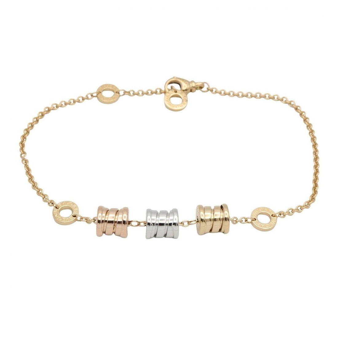Bulgari BVLGARI B-zero1 Bracelet Element Accessory 18K (Yellow Gold) 18KWG (White 18KPG (Pink Men's: --- Catalog ---Category: SizeLength: 17.5cm - 19.5cm / 6.88'' - 7.67''Category: DesignType: Charm braceletColor: Gold, SilverGender: Men,WomenMaterial: Pink gold (18K), White gold (18K), Yellow gold (
