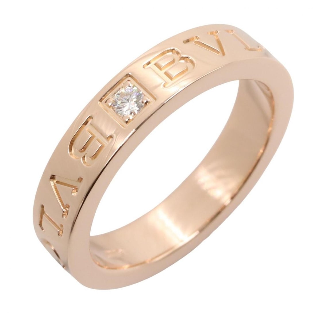 BVLGARI B-zero1 Essential 1PD Ring - 18KPG (Pink Gold) Diamond for Women Gold Tone/Clear Tone Item: --- Catalog ---Category: SizeJP Size: 11US Size: 6Category: DesignType: Band ringColor: Clear, GoldGender: WomenMaterial: Pink gold (18K)Category: GeneralMPN: 341825Brand: Bvlgari--- Item List ---Sect