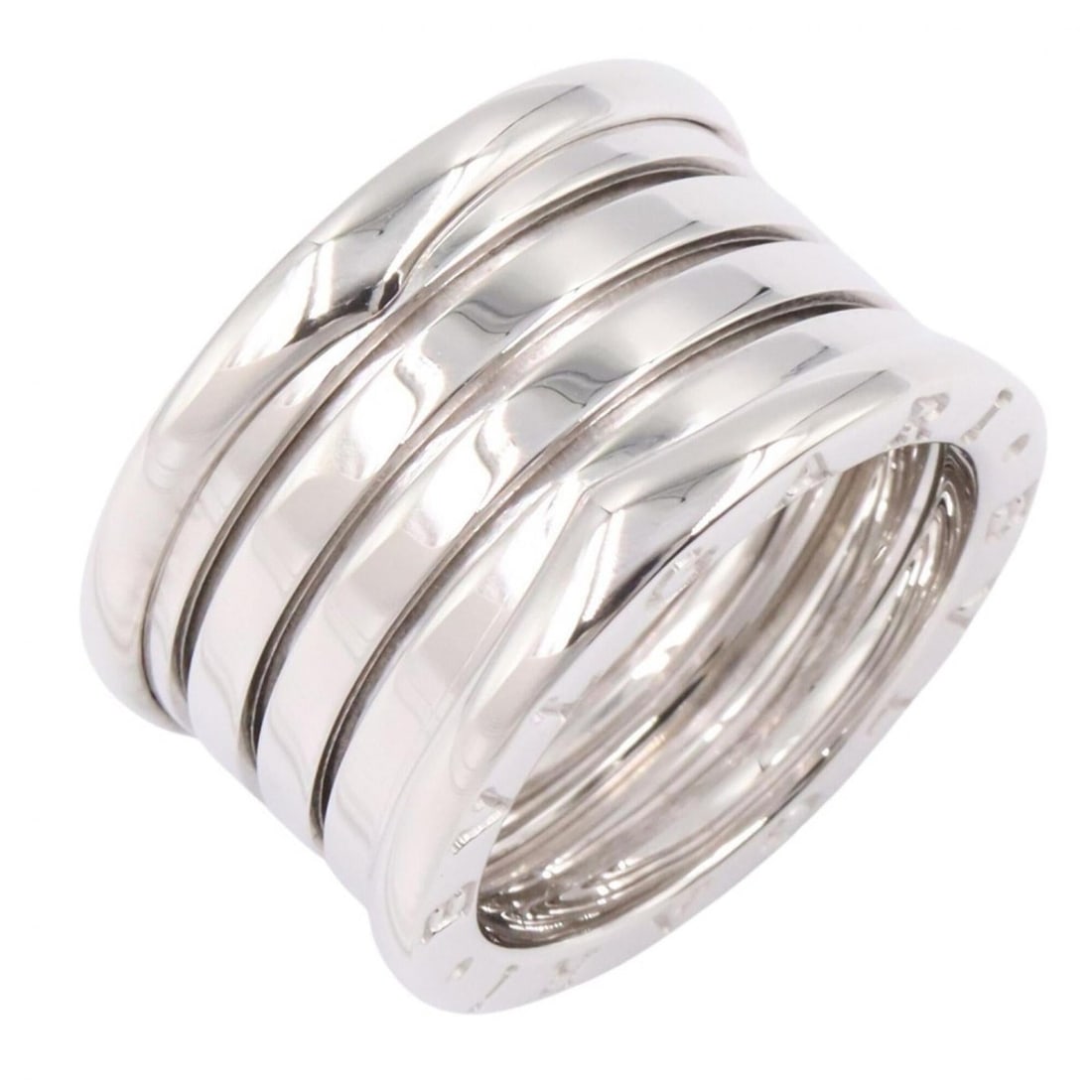 Bvlgari Bulgari B-zero1 Ring, 4-band ring, 18K White Gold (18KWG), Silver-tone, for Men and Women,: --- Catalog ---Category: SizeJP Size: 14US Size: 7Category: DesignType: Band ringColor: SilverGender: Men,WomenMaterial: White gold (18K)Category: GeneralMPN: 346594Brand: Bvlgari--- Item List ---Sect