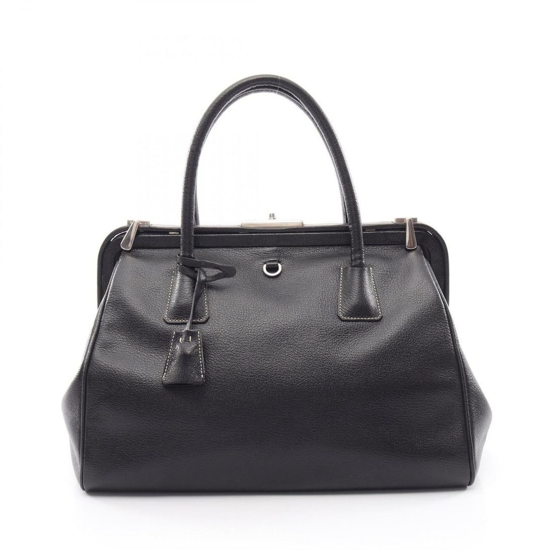 Prada PRADA Doctor's Bag Handbag Leather Women's Black (1 of 10)