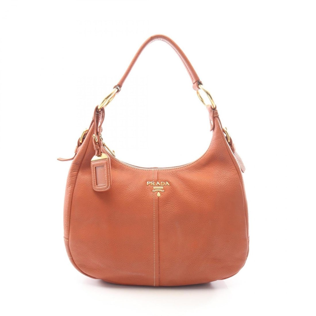 Prada PRADA Shoulder Bag Handbag Leather Women's Brown (1 of 17)