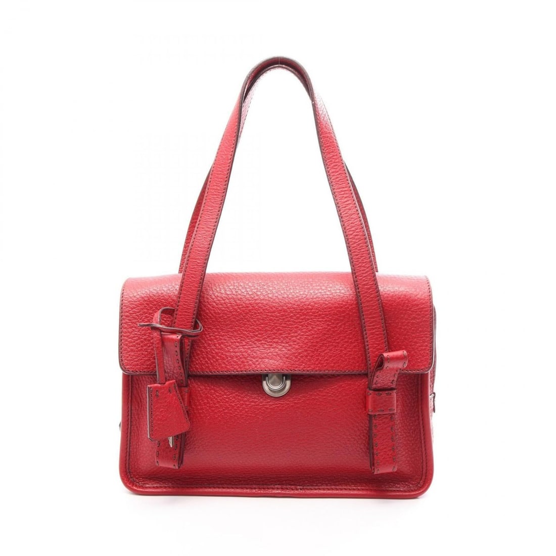Prada PRADA Shoulder Bag, Handbag, Leather, Women's, Red (1 of 18)