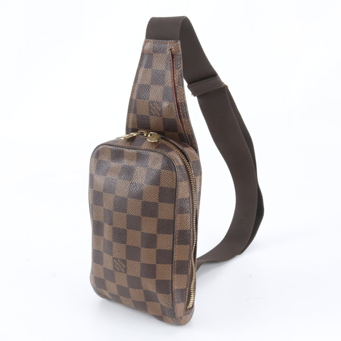 Louis Vuitton Damier Geronimos N51994 Leather Body Bag Waist Pouch Shoulder for Men: --- Catalog ---Category: SizeSize (HxWxD): 20cm x 12cm x 5cm / 7.87'' x 4.72'' x 1.96''Strap Length: 70cm / 27.55''Category: DesignType: Sling bagColor: EbeneGender: MenMaterial: Leather , Coated canv
