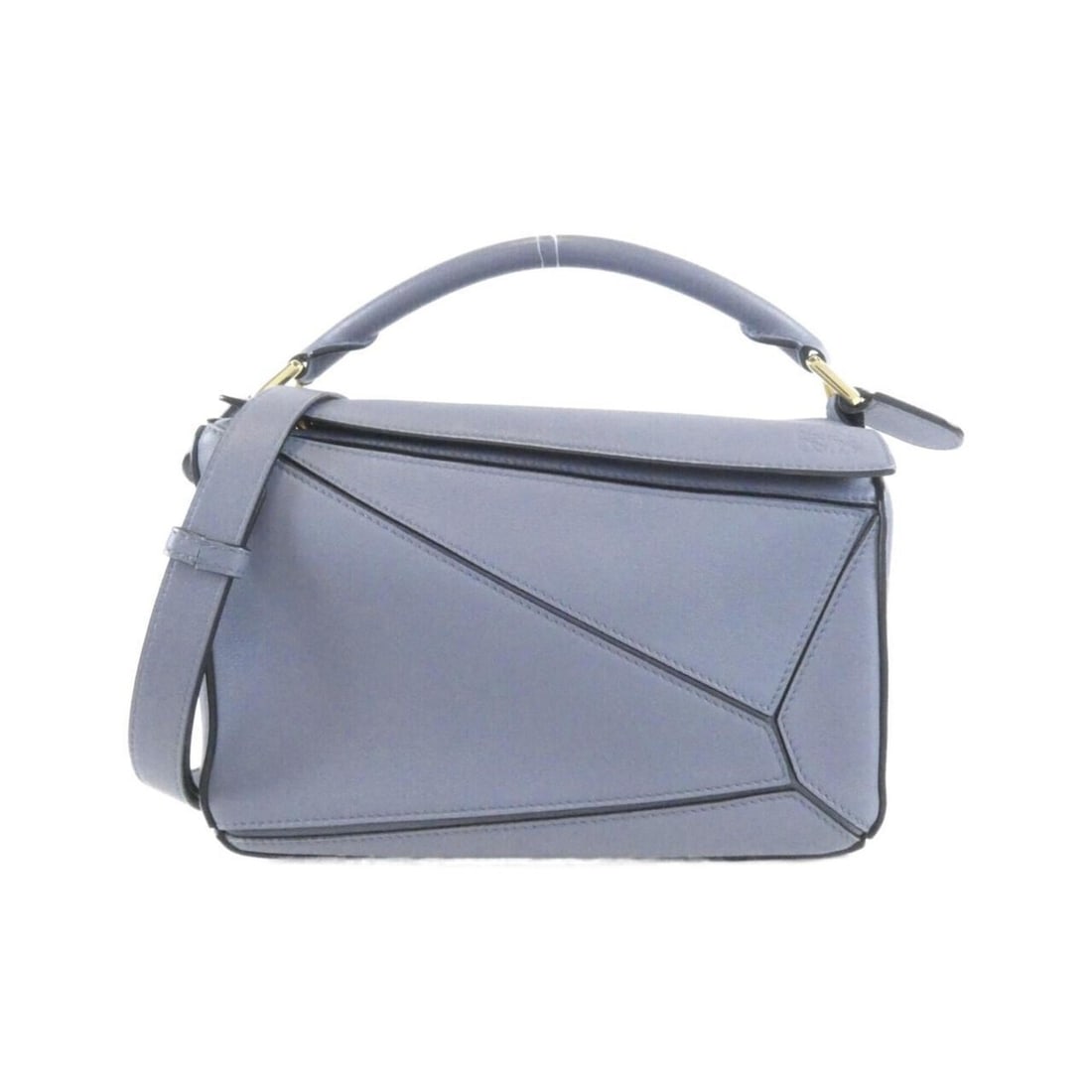 Loewe Puzzle Small A510S21X67 Handbag: --- Catalog ---Category: SizeSize (HxWxD): 17cm x 24cm x 10cm / 6.69'' x 9.44'' x 3.93''Category: DesignType: HandbagColor: GrayGender: WomenMaterial: Leather Hardware Color: GoldLeather/Fur Type: