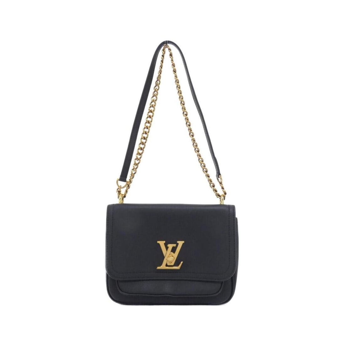 Louis Vuitton Lockme Chain Bag M57073 Shoulder: --- Catalog ---Category: SizeSize (HxWxD): 16cm x 23cm x 10cm / 6.29'' x 9.05'' x 3.93''Category: DesignType: Shoulder bagColor: BlackGender: Women,MenMaterial: Leather Hardware Color: