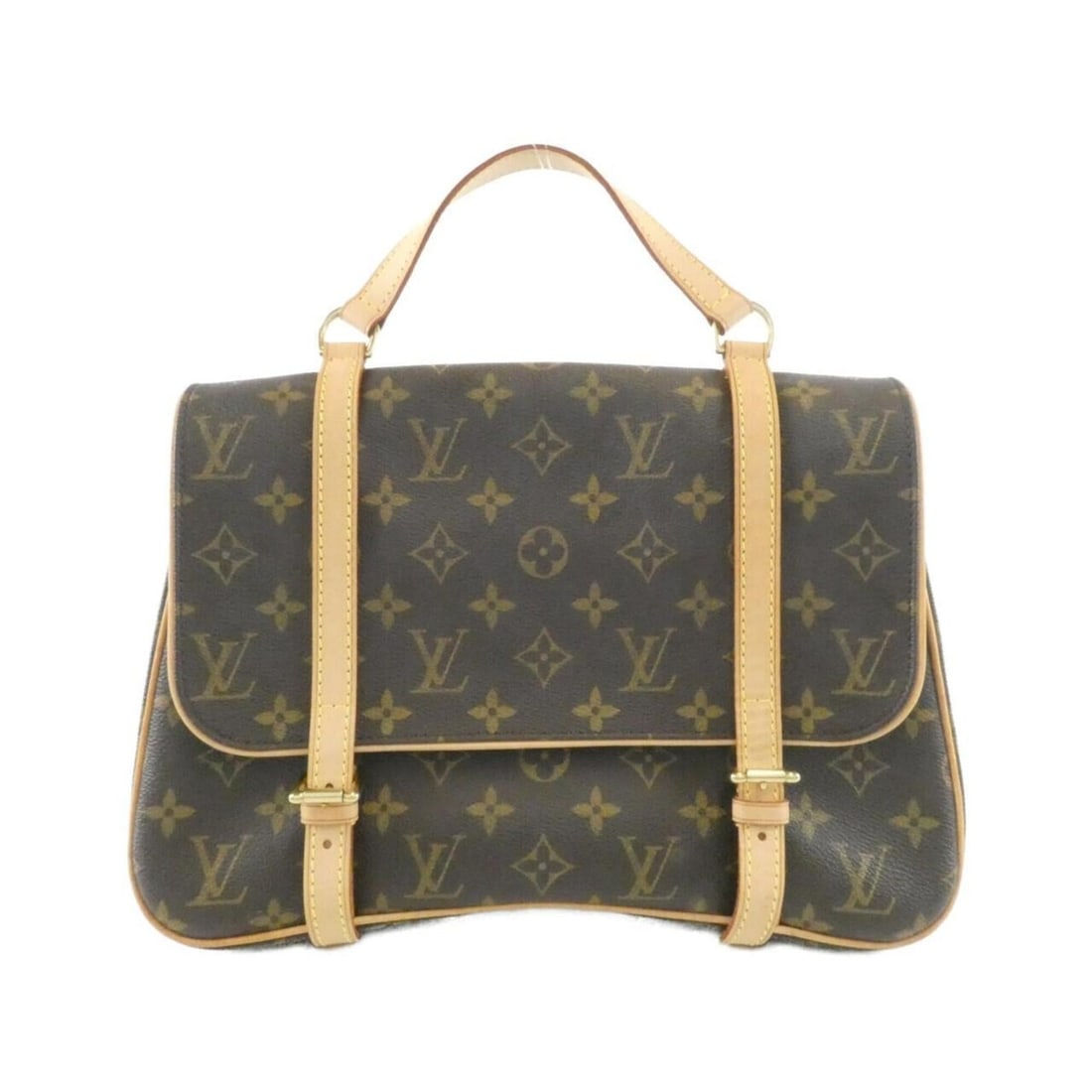 Louis Vuitton Monogram Marelle Sac Ad M51158 Backpack: --- Catalog ---Category: SizeSize (HxWxD): 22cm x 31cm x 6cm / 8.66'' x 12.2'' x 2.36''Category: DesignType: BackpackColor: MarronGender: WomenMaterial: Coated canvas Hardware Color: GoldCategory: