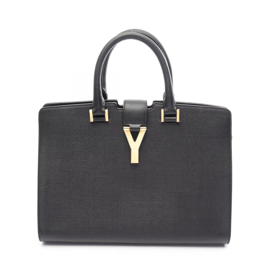Yves Saint Laurent Cabas Chic Handbag, Leather, Women's, Black, 400660: --- Catalog ---Category: SizeSize (HxWxD): 23cm x 30cm x 15cm / 9.05'' x 11.81'' x 5.9''Category: DesignType: HandbagColor: BlackGender: WomenMaterial: Leather Category: GeneralMPN: 400660Brand: Yves 