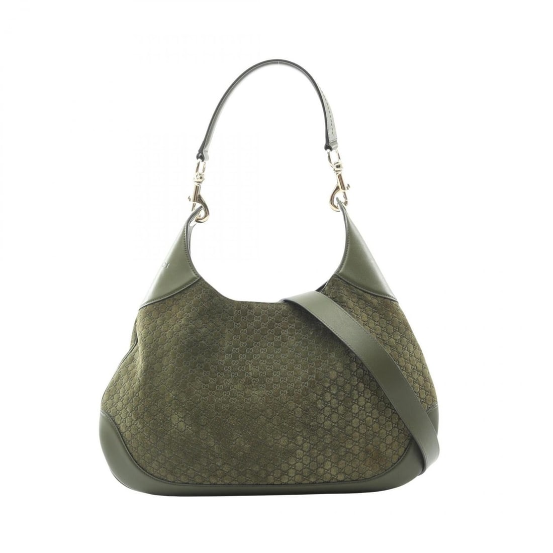 Gucci Microguccissima Hobo Bag, 2-Way Shoulder Bag/Handbag, Suede Leather, Women's, Khaki, 834981: --- Catalog ---Category: SizeSize (HxWxD): 26.5cm x 42cm x 1cm / 10.43'' x 16.53'' x 0.39''Category: DesignType: Handbag, Shoulder bagColor: KhakiGender: WomenMaterial: Suede , Leather Category: Gener