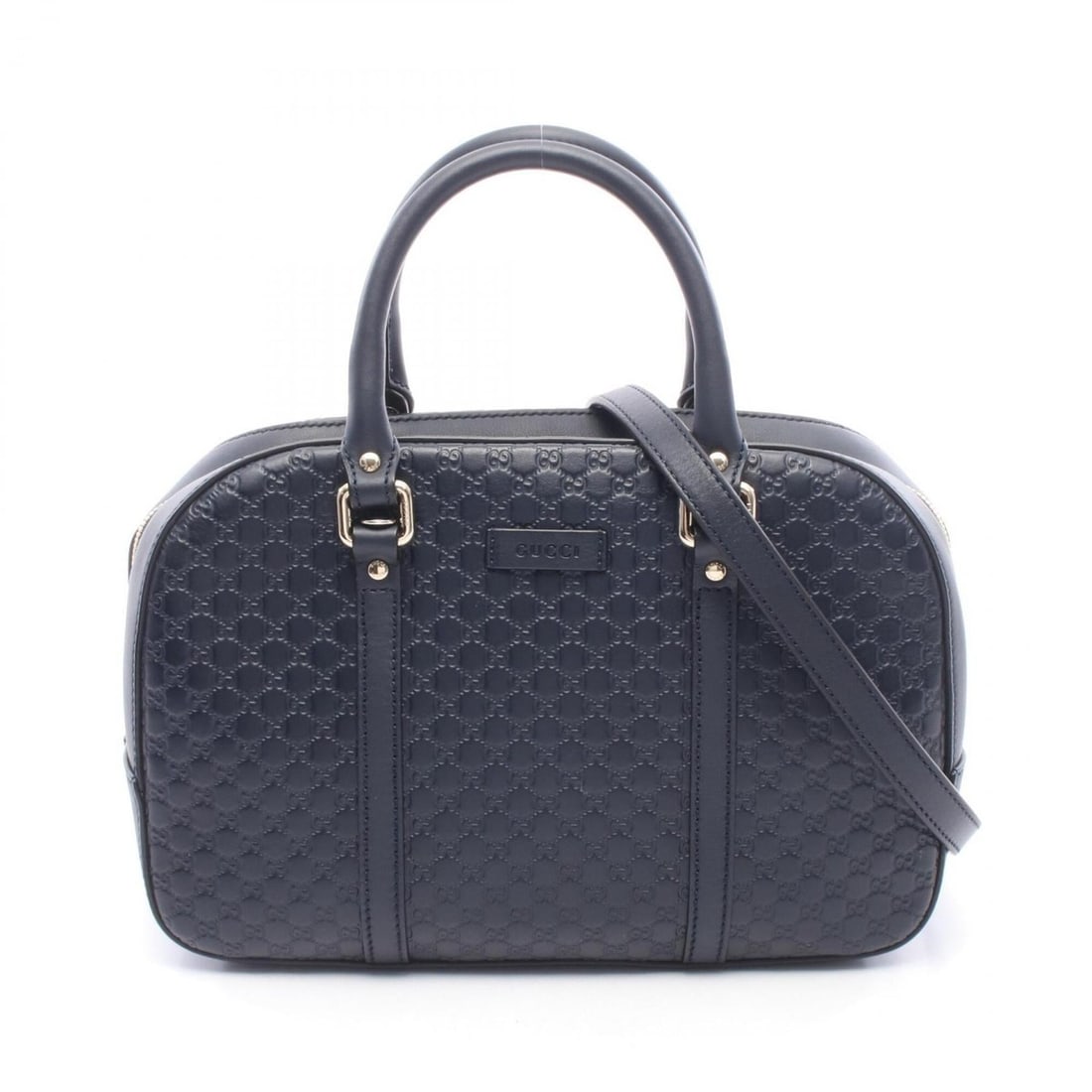 Gucci Microguccissima 2-Way Handbag, Leather, Women's, Navy, 510286: --- Catalog ---Category: SizeSize (HxWxD): 16cm x 26cm x 11cm / 6.29'' x 10.23'' x 4.33''Category: DesignType: HandbagColor: NavyGender: WomenMaterial: Leather Category: GeneralMPN: 510286Brand: Gucci