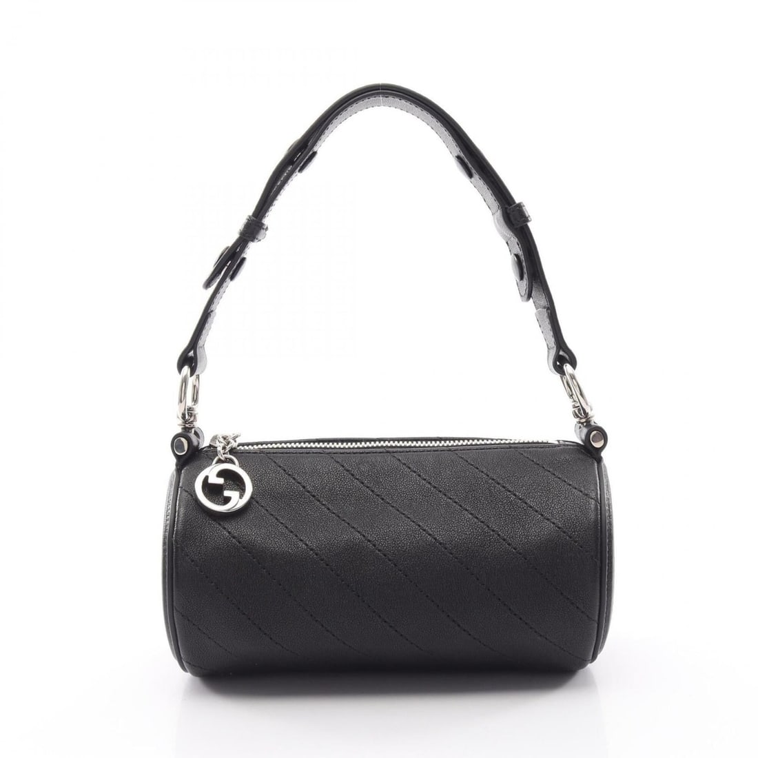 Gucci Blondie Shoulder Bag/Handbag, Leather, Women's, Black, 760170: --- Catalog ---Category: SizeSize (HxWxD): 10cm x 18cm x 9cm / 3.93'' x 7.08'' x 3.54''Category: DesignType: Handbag, Shoulder bagColor: BlackGender: WomenMaterial: Leather Category: GeneralMPN: 76017