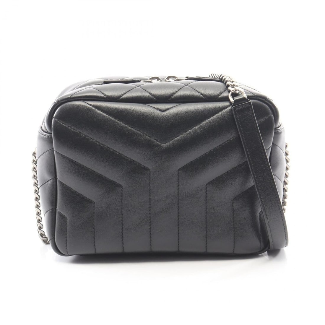 Yves Saint Laurent Saint Laurent Paris Loulou Shoulder Bag/Handbag, Leather, Women's, Black, 574102: --- Catalog ---Category: SizeSize (HxWxD): 15cm x 20cm x 10cm / 5.9'' x 7.87'' x 3.93''Category: DesignType: Handbag, Shoulder bagColor: BlackGender: WomenMaterial: Leather Category: GeneralMPN: 57410