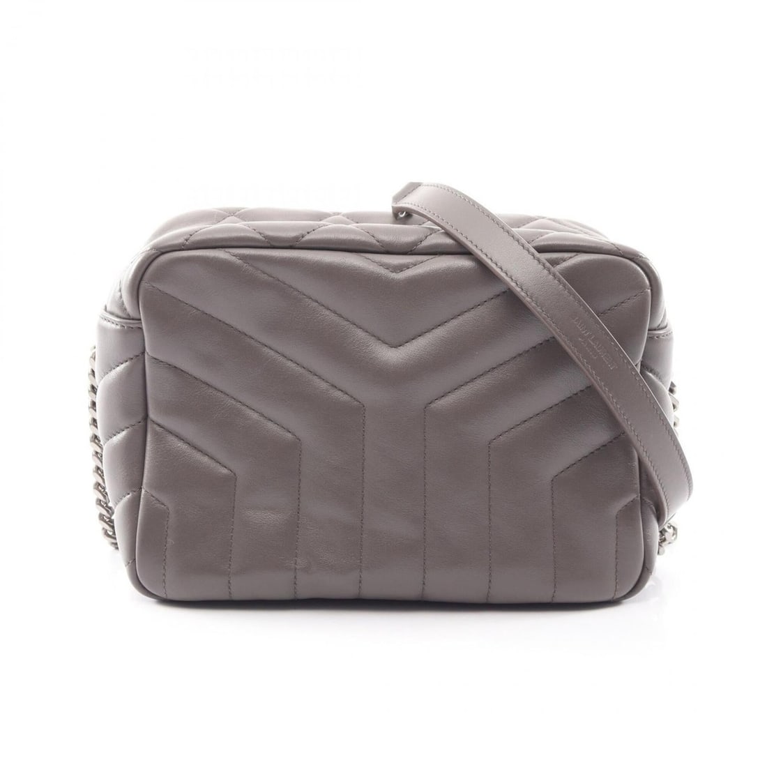 Yves Saint Laurent Saint Laurent Paris Loulou Shoulder Bag/Handbag, Leather, Women's, Gray, 574102: --- Catalog ---Category: SizeSize (HxWxD): 15cm x 20cm x 10cm / 5.9'' x 7.87'' x 3.93''Category: DesignType: Handbag, Shoulder bagColor: GrayGender: WomenMaterial: Leather Category: GeneralMPN: 574102