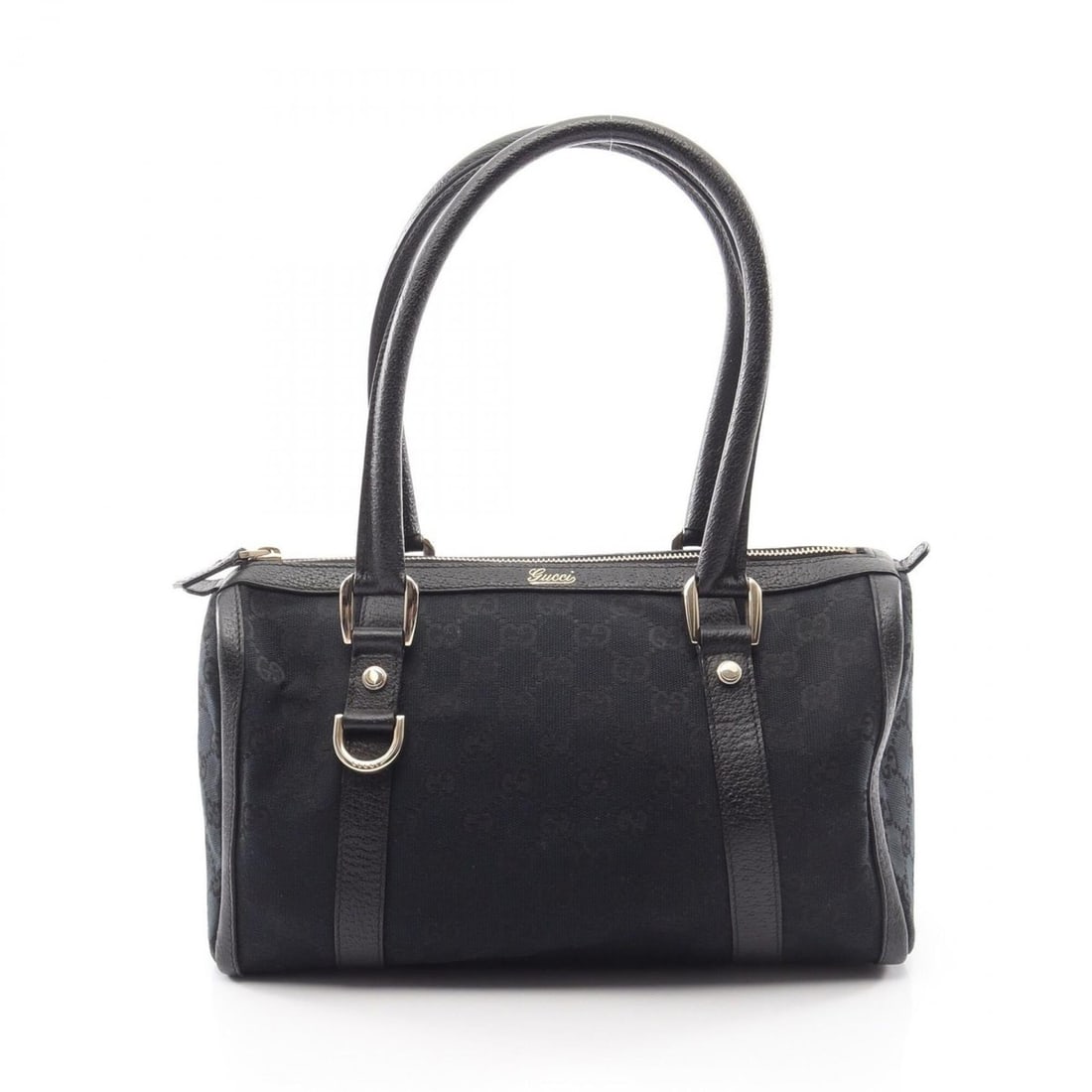 Gucci Abbey GG Canvas Handbag, and Leather, Women's, Black, 130942: --- Catalog ---Category: SizeSize (HxWxD): 17cm x 28cm x 10cm / 6.69'' x 11.02'' x 3.93''Category: DesignType: HandbagColor: BlackGender: WomenMaterial: GG canvas , Leather Category: GeneralMPN: 13094
