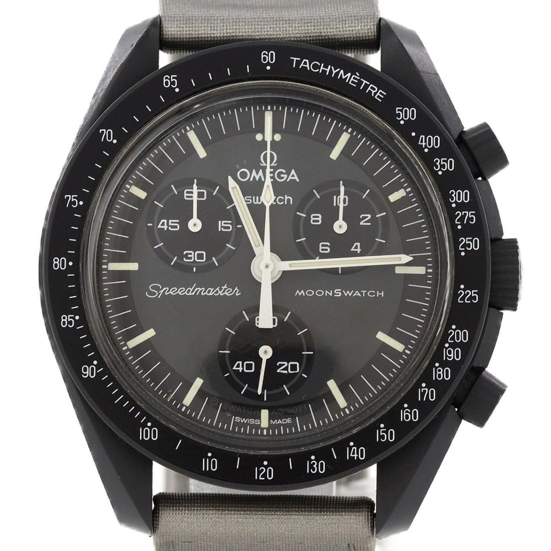 Swatch x Omega Mission to Mercury SO33A100 Bioceramic Quartz Watch (1 of 12)