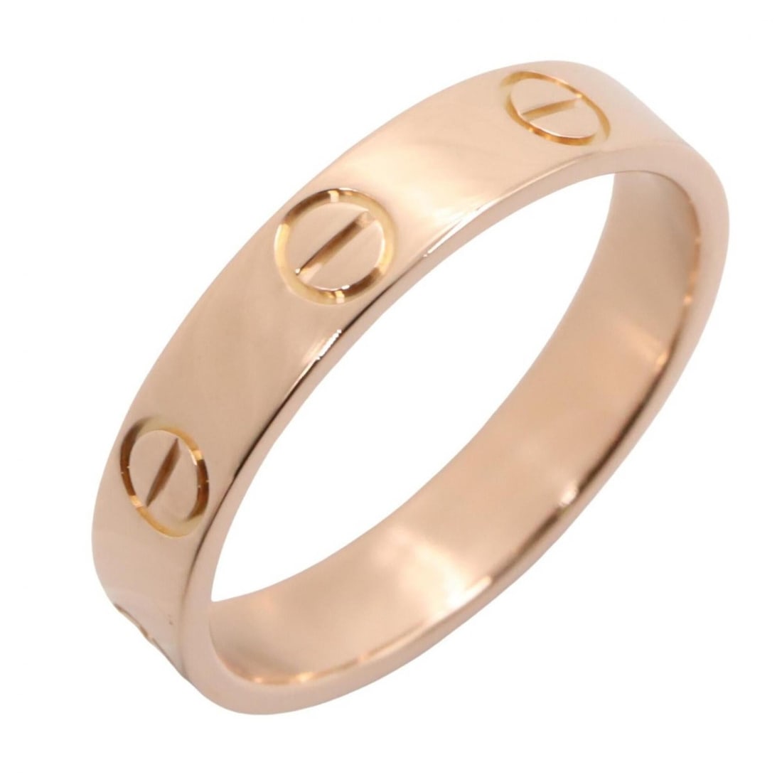 Cartier Mini Love Ring, 18K Pink Gold (PG), Women's Tone, B4085200: --- Catalog ---Category: SizeJP Size: 9.5US Size: 5Category: DesignType: Band ringColor: GoldGender: WomenMaterial: Pink gold (18K)Category: GeneralMPN: B4085200Brand: Cartier--- Item List