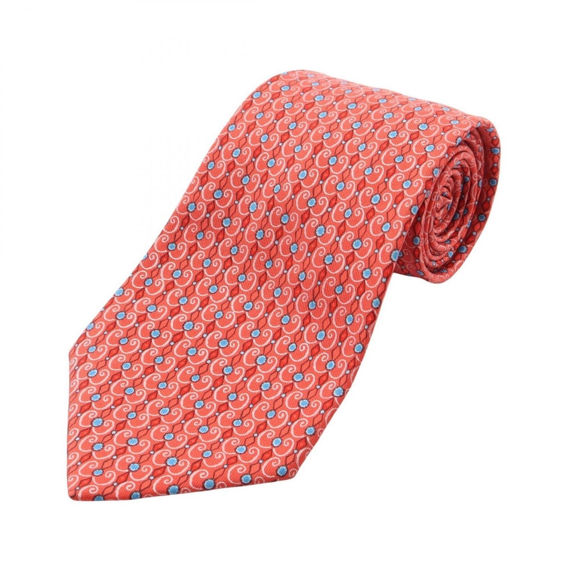 Hermes HERMES all-over pattern tie, silk, men's, red/blue tones, multicolor: --- Catalog ---Category: SizeTotal Length: 143cm / 56.29''Category: DesignType: CravatColor: Blue, Multi-color, Red colorGender: MenMaterial: Silk Category: GeneralBrand: Hermes--- Item List