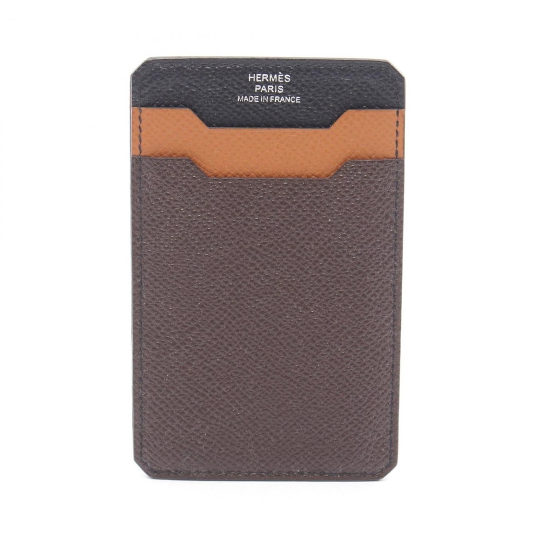 Hermes City 3CC Ebene Gold Business Card Holder/Card Case Accessory, Veau Epsom Leather, Men's, (1 of 14)