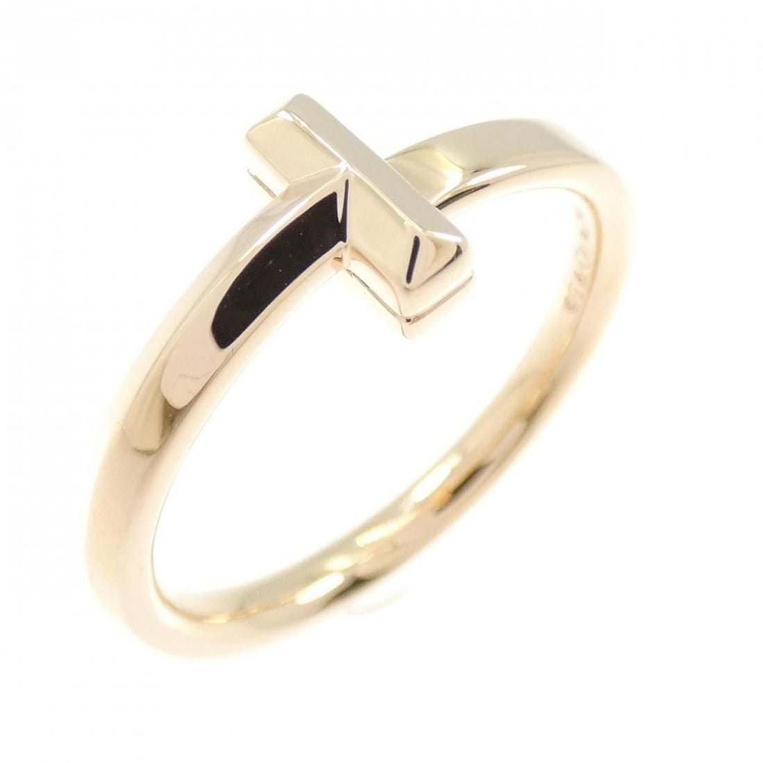 Tiffany T One Ring: --- Catalog ---Category: SizeJP Size: 17US Size: 8.5Category: DesignType: Band ringGender: Women,MenMaterial: Pink gold (18K)Category: GeneralBrand: Tiffany--- Item List ---Section: ConditionRanking: