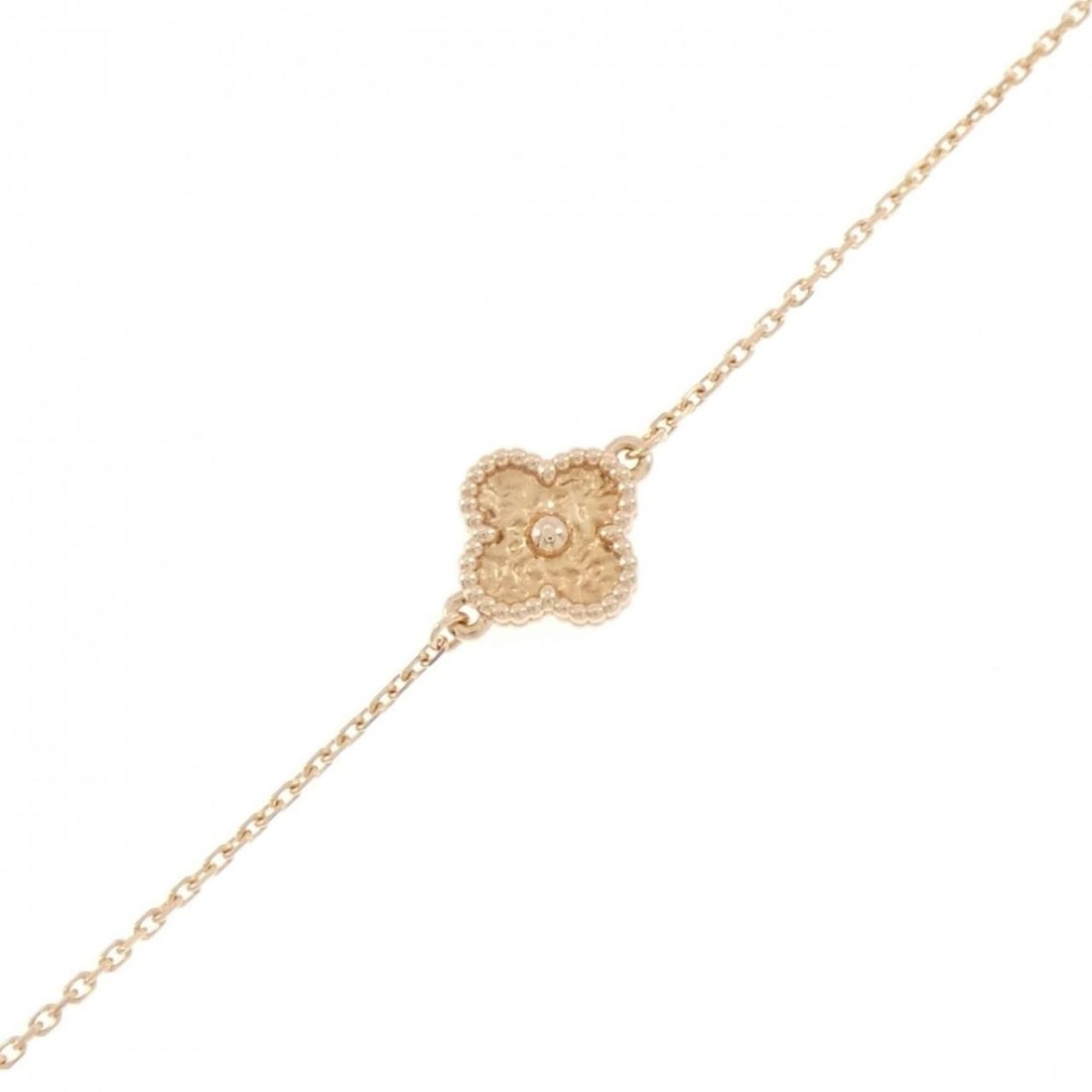 Van Cleef & Arpels Sweet Alhambra Bracelet: --- Catalog ---Category: SizeLength: 16cm - 17.5cm / 6.29'' - 6.88''Category: DesignType: Charm braceletGender: WomenMaterial: Pink gold (18K)Category: GeneralMPN: VCARO8DC00Brand: Van Cleef &