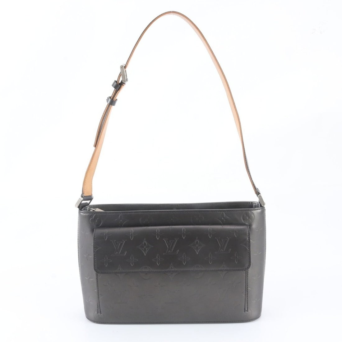 Louis Vuitton Monogram Matte Alston M55122 Leather Shoulder Bag Tote Handbag for Women: --- Catalog ---Category: SizeSize (HxWxD): 19cm x 30cm x 9cm / 7.48'' x 11.81'' x 3.54''Category: DesignType: Handbag, Shoulder bag, Tote bagColor: NoirGender: WomenMaterial: Leather Category: General