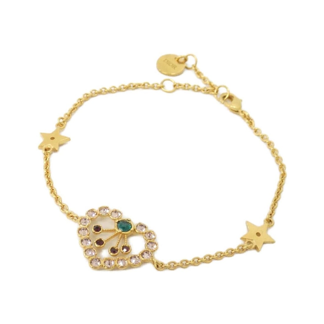 Christian Dior B1302DHLCY Bracelet: --- Catalog ---Category: SizeLength: 16.5cm - 19.5cm / 6.49'' - 7.67''Category: DesignType: Charm braceletColor: Gold, Multi-colorGender: WomenCategory: GeneralMPN: B1302DHLCYBrand: Christian Dior--- 