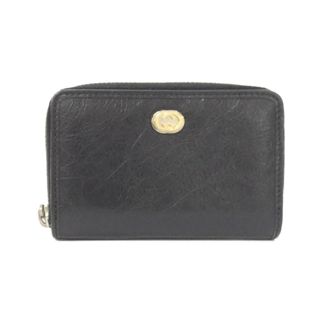 Gucci INTERLOCKING G 581530 1GZ0X Wallet/Coin Case: --- Catalog ---Category: SizeSize (HxWxD): 8cm x 12cm x 2cm / 3.14'' x 4.72'' x 0.78''Category: DesignType: Coin purse/coin caseColor: BlackGender: Women,MenMaterial: Leather Category: GeneralMPN: