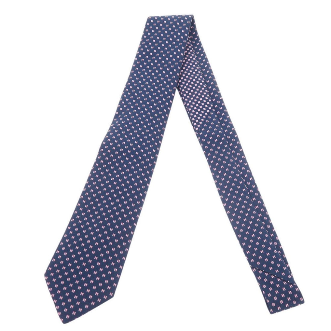 Hermes Twillby H Medor Silk Blue Tie 0324 HERMES Men's: --- Catalog ---Category: SizeTotal Length: 145cm / 57.08''Category: DesignType: CravatColor: BlueGender: MenMaterial: Silk Category: GeneralBrand: HermesCountry of Origin: France--- Item List ---Secti